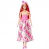 Mattel Lalka Barbie Księżniczka z długimi włosami, różowo-blond