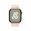 Apple Opaska sportowa Nike w kolorze księżycowej poświaty/różowym do koperty 42 mm