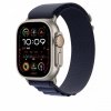 Apple Opaska Alpine w kolorze granatu do koperty 49 mm - rozmiar S - elementy z tytanu w kolorze naturalnym