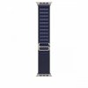 Apple Opaska Alpine w kolorze granatu do koperty 49 mm - rozmiar M - elementy z tytanu w kolorze naturalnym