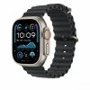 Apple Przedłużka do paska Ocean w kolorze czarnym do koperty 49 mm - elementy z tytanu w kolorze naturalnym