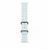 Apple Pasek Ocean w kolorze mroźnego błękitu do koperty 49 mm - elementy z tytanu w kolorze czarnym