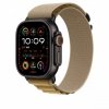 Apple Opaska Alpine w kolorze beżu do koperty 49 mm - rozmiar S - elementy z tytanu w kolorze czarnym