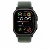 Apple Opaska Trail w kolorze zielonym do koperty 49 mm - rozmiar M/L - elementy z tytanu w kolorze czarnym