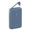 Belkin PowerBank BoostCharge 10k mAh 20w wbudowany kabel-C, port-C, niebieski