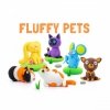 Tm Toys Masa plastyczna Hey Clay Figurka Puchate zwierzaki, Mysz