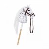 Tootiny Koń na kiju Hobby Horse HOPPIHORSE A4 Leopard - biały, maść tarantowata