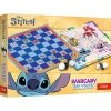 Trefl Gra Warcaby i Młynek Lilo i Stitch