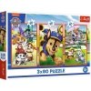 Trefl Puzzle 3x80 elementów Psia zgraja Psi Patrol Paw Patrol