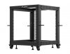 Lanberg Open rack 19 12U 600x600-1100 regulowany czarny