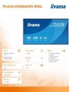 IIYAMA Monitor 50 cali LH5064UHS-B1AG, 24/7,IPS,ANDROID14,4K,500cd,1200:1,   2xHDMI ,USB-C,RJ45, RS-232c, IR, 2x10W, 2xUSB, UCHW