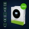 Qoltec Hybrydowy Inwerter solarny Off-Grid 3500W | 100A | 24V | MPPT |  BMS | opcja Wi-Fi | Sinus | Power Factor 1.0