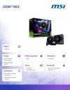 MSI Karta graficzna GeForce RTX 5060 Ti 16G GAMING