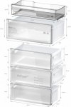 Bosch Chlodziarko-zamrażarka 70 cm KGN49OCAF Antracyt