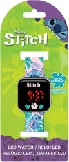 Kids Euroswan Zegarek LED z kalendarzem Stitch