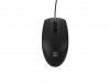 Mysz RUFF PLUS  przewodowa optyczna, 1200 DPI, 3 przyciski, USB, 1.8m czarna