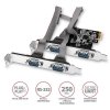 Kontroler PCIe Axagon PCEA-S4N 4x port szeregowy RS232 SP &amp; LP