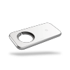 ZENS Aluminium 3w1 - ładowarka bezprzewodowa 45W,  kompatybilna z MagSafe (white)