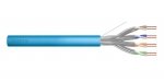 Kabel teleinformatyczny instalacyjny DIGITUS kat.6A, U/FTP, Dca, drut, AWG 23/1, LSOH, 100m, niebieski, ofoliowany