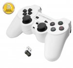 Gamepad bezprzewodowy 2.4GHz PS3/PC USB Esperanza Gladiator biało/czarny