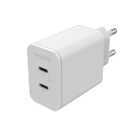 Mophie GaN Charger - ładowarka sieciowa 45W (2x USB-C) (white)
