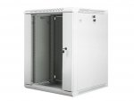 Lanberg Szafa instalacyjna wisząca 19'' 15U 600X600mm szara (drzwi       szklane)