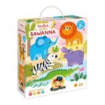 CzuCzu Układanka 24 elementy Dzikie puzzle Sawanna