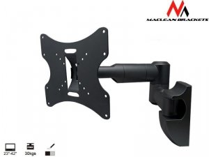 Uchwyt do telewizora lub monitora Maclean MC-503A B 23-42 30kg czarny max VESA 200x200