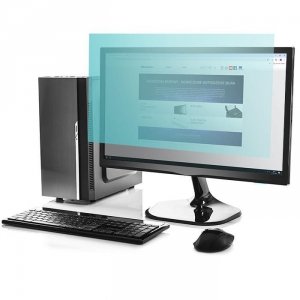Filtr światła niebieskiego Qoltec 27 | 16:9 | Ochrona wzroku | Anti Glare | Matowy | na monitor