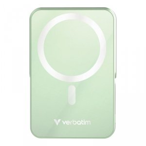 Powerbank Verbatim Charge 'n' Go Magnetic Wireless with Stand 10000mAh USB-C PD 3.0 Green