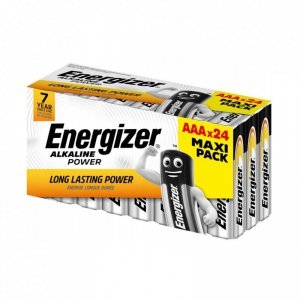 Bateria alkaliczna Energizer Alkaline Power AAA / LR03 - 24 sztuki (box) Maxi Pack