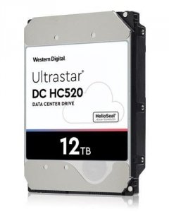 Dysk Western Digital Ultrastar DC HC520 He12 12TB 3,5 7200 256MB SATA III 512e ISE HUH721212ALE604
