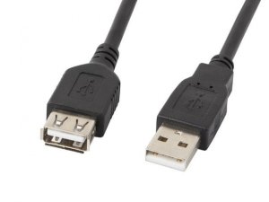 Przedłużacz USB 2.0 Lanberg AM-AF 5m czarny