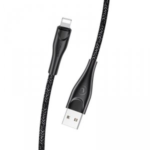Kabel USB Usams U41 Lightning 2m Fast Charge -czarny