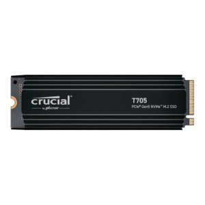 Dysk SSD Crucial T705 1TB M.2 PCIe 5.0 x4 NVMe 2.0 2280 (13600/10200MB/s) z radiatorem
