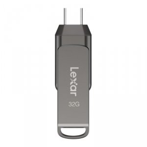 Pendrive Lexar JumpDrive D400 32GB USB 3.2 Gen1 Type-C 100MB/s srebrny