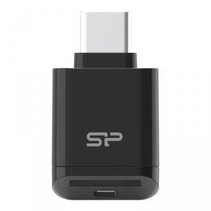 Czytnik kart pamięci Silicon Power USB-C 3.2 Gen 1 microSD czarny