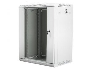 Szafa instalacyjna Rack wisząca 19 15U 600x450 szara Lanberg (flat pack)