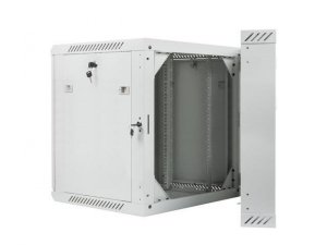 Szafa instalacyjna Rack dwusekcyjna wisząca 19 12U 600x600 szara Lanberg (flat pack)