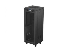 Szafa instalacyjna Rack Lanberg stojąca 19 32U 600x600 czarna (flat pack)