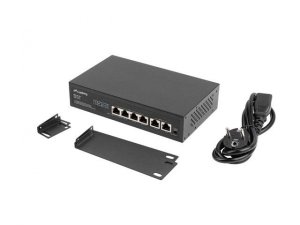 Switch niezarządzalny Lanberg 4x 100Mb PoE+/2x 100Mb Rack 10/19 Fast Ethernet 60W