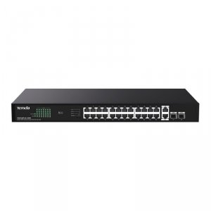 Switch niezarządzalny Tenda TEG1128P-24-410W 26x1GbE 2xSFP PoE