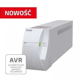 Zasilacz awaryjny UPS Ever ECO Pro 1200 Line-Interactive AVR CDS sinus 2 gniazda PL USB