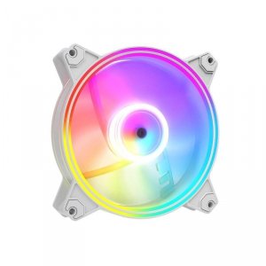 Wentylator Modecom Volcano APEX 120 ARGB REVERSE FAN biały