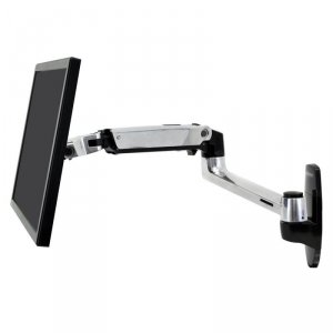 Ergotron LX Wall Mount Arm - uchwyt ścienny do monitora (czarny)