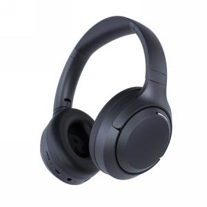 Happy Plugs Play Lite - bezprzewodowe słuchawki nauszne z wejściem 3,5 mm i wbudowanym radiem (black)