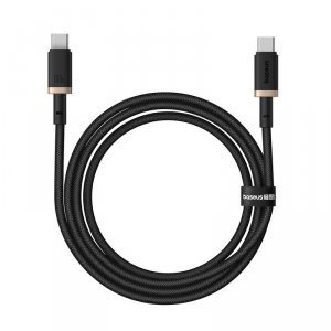 Kabel Baseus Dura Typ C-Typ C 100W 1m czarno-złoty