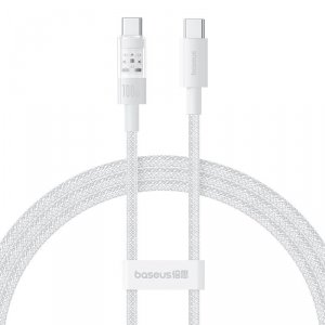 Kabel Baseus Gem Typ C-Typ C 100W 1m (biały)