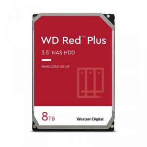 Dysk HDD WD Red Plus WD80EFPX (8 TB ; 3.5; 256 MB)