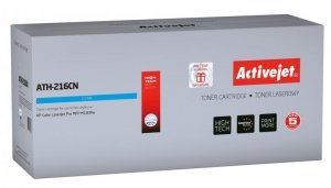 Activejet ATH-216CN Toner (zamiennik HP 216A W2411A; Supreme;  850 stron; niebieski) z chipem